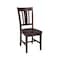 International Concepts Set of 2 San Remo Splatback Chairs, Rich Mocha C15-10P - alternate 9